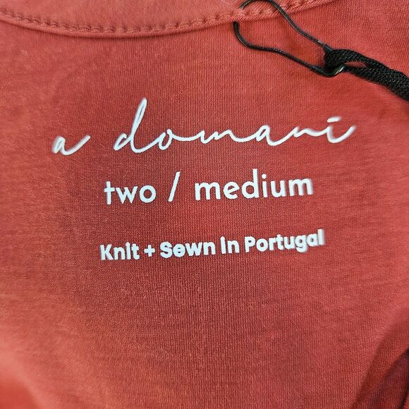 A Domani Flowy Racer Long Sleep Dress Nightgown 2 Med Mineral Cooling Modal - Picture 7 of 11